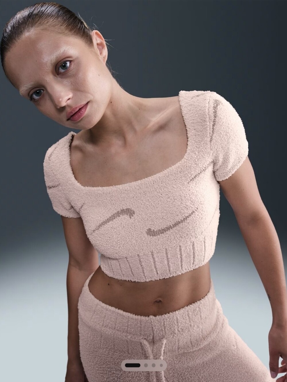 Nike Cropped Knit Top